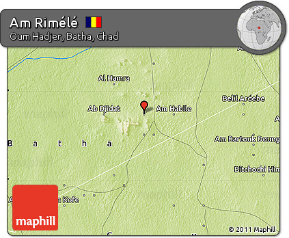Physical Map of Am Rimélé