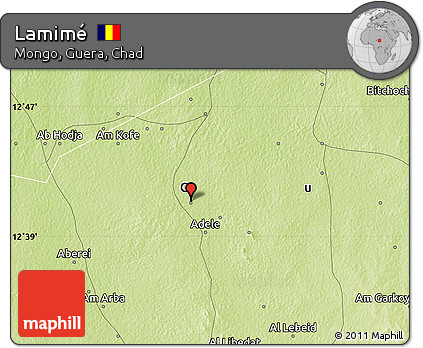 Physical Map of Lamimé
