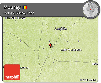 Physical Map of Mouray