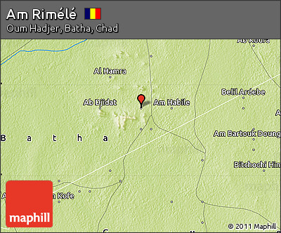 Physical Map of Am Rimélé