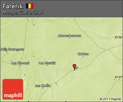 Physical Map of Farérik