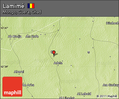 Physical Map of Lamimé