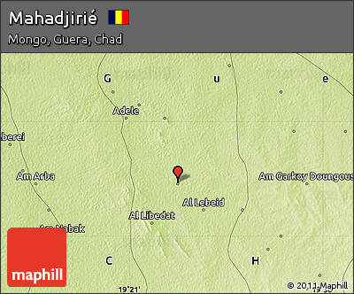 Physical Map of Mahadjirié