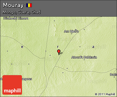 Physical Map of Mouray