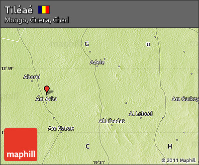 Physical Map of Tiléaé