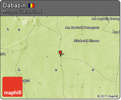 Physical Map of Dabazin