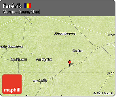 Physical Map of Farérik