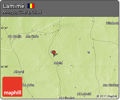 Physical Map of Lamimé