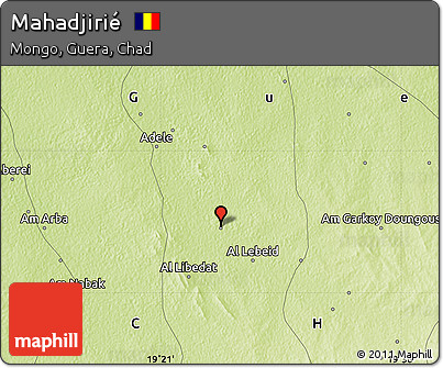 Physical Map of Mahadjirié
