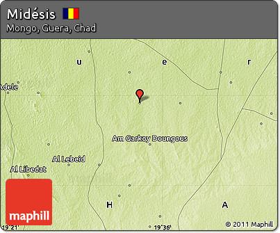 Physical Map of Midésis