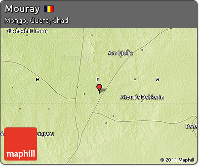 Physical Map of Mouray