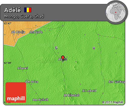 Political Map of Adélé