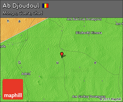 Political Map of Ab Djoudoul
