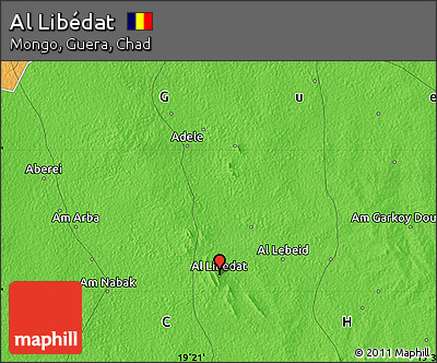 Political Map of Al Libédat