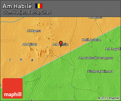 Political Map of Am Habilé