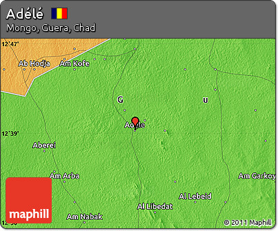 Political Map of Adélé