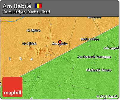 Political Map of Am Habilé