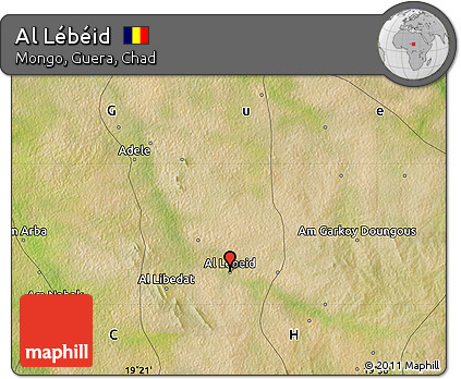 Satellite Map of Al Lébéid