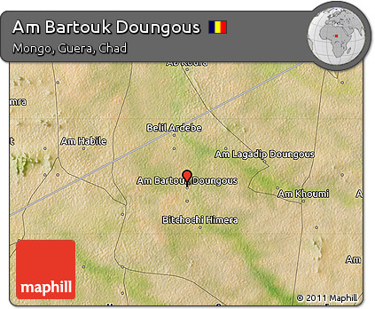 Satellite Map of Am Bartouk Doungous