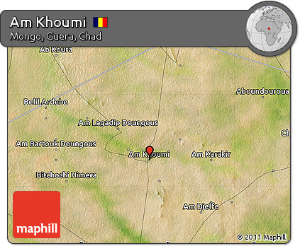 Satellite Map of Am Khoumi