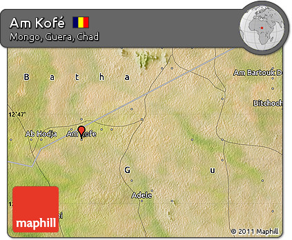 Satellite Map of Am Kofé