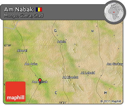 Satellite Map of Am Nabak