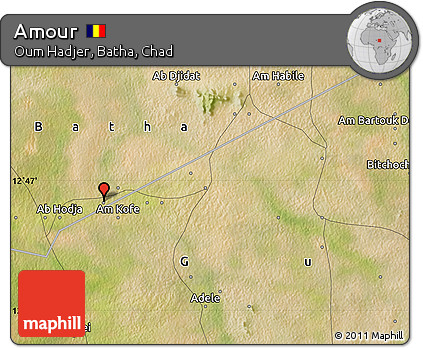 Satellite Map of Amour