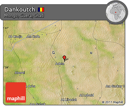 Satellite Map of Dankoutch