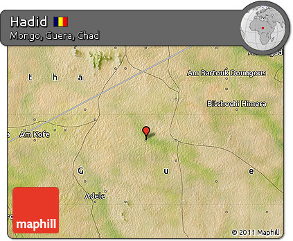 Satellite Map of Hadid