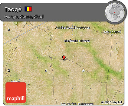 Satellite Map of Taogé