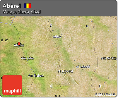 Satellite Map of Abéreï