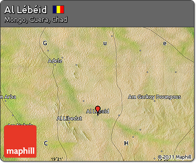 Satellite Map of Al Lébéid