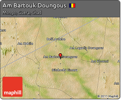 Satellite Map of Am Bartouk Doungous