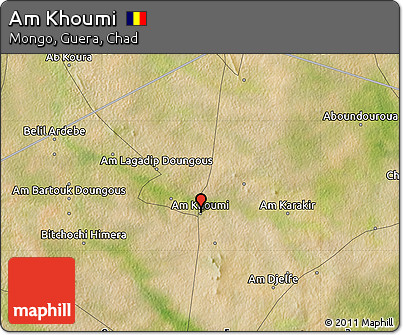 Satellite Map of Am Khoumi