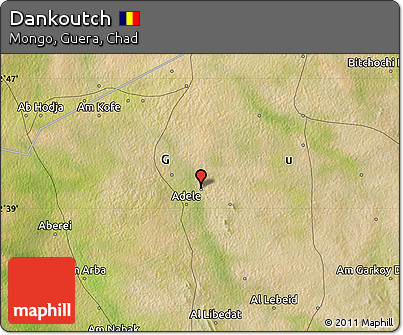 Satellite Map of Dankoutch