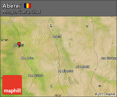 Satellite Map of Abéreï