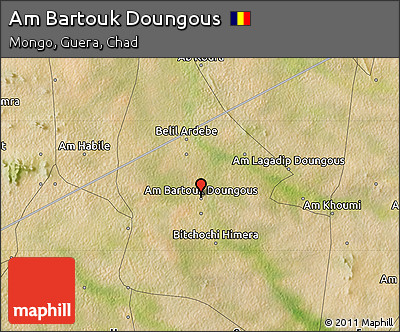 Satellite Map of Am Bartouk Doungous