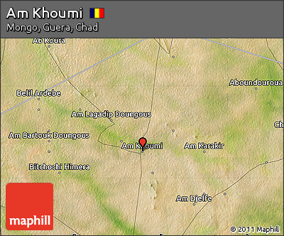 Satellite Map of Am Khoumi