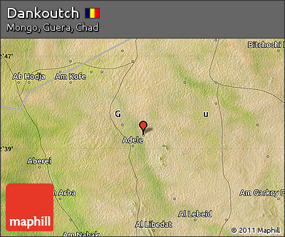 Satellite Map of Dankoutch