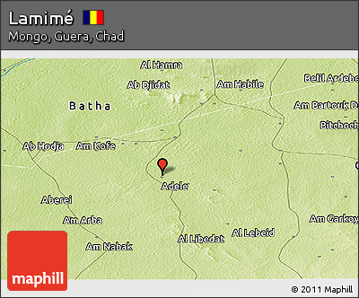 Physical Panoramic Map of Lamimé