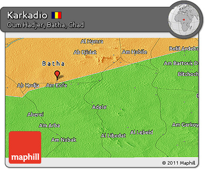Political Panoramic Map of Karkadio