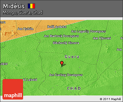 Political Panoramic Map of Midésis