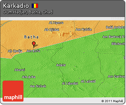 Political Panoramic Map of Karkadio