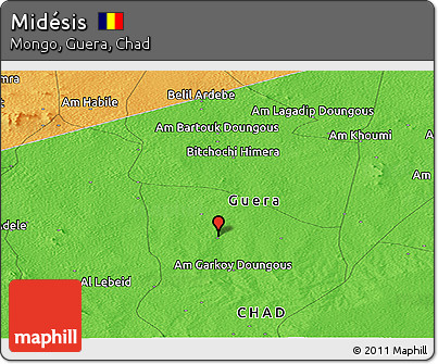 Political Panoramic Map of Midésis