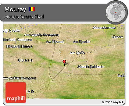 Satellite Panoramic Map of Mouray