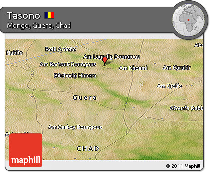 Satellite Panoramic Map of Tasono