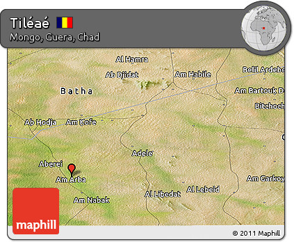 Satellite Panoramic Map of Tiléaé