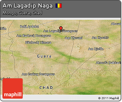 Satellite Panoramic Map of Am Lagadip Naga