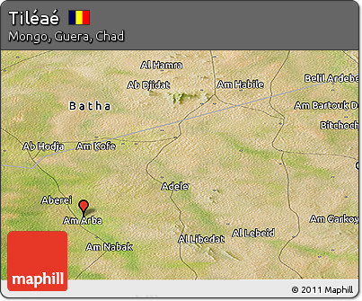 Satellite Panoramic Map of Tiléaé