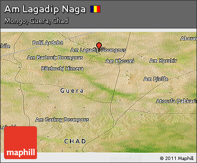 Satellite Panoramic Map of Am Lagadip Naga